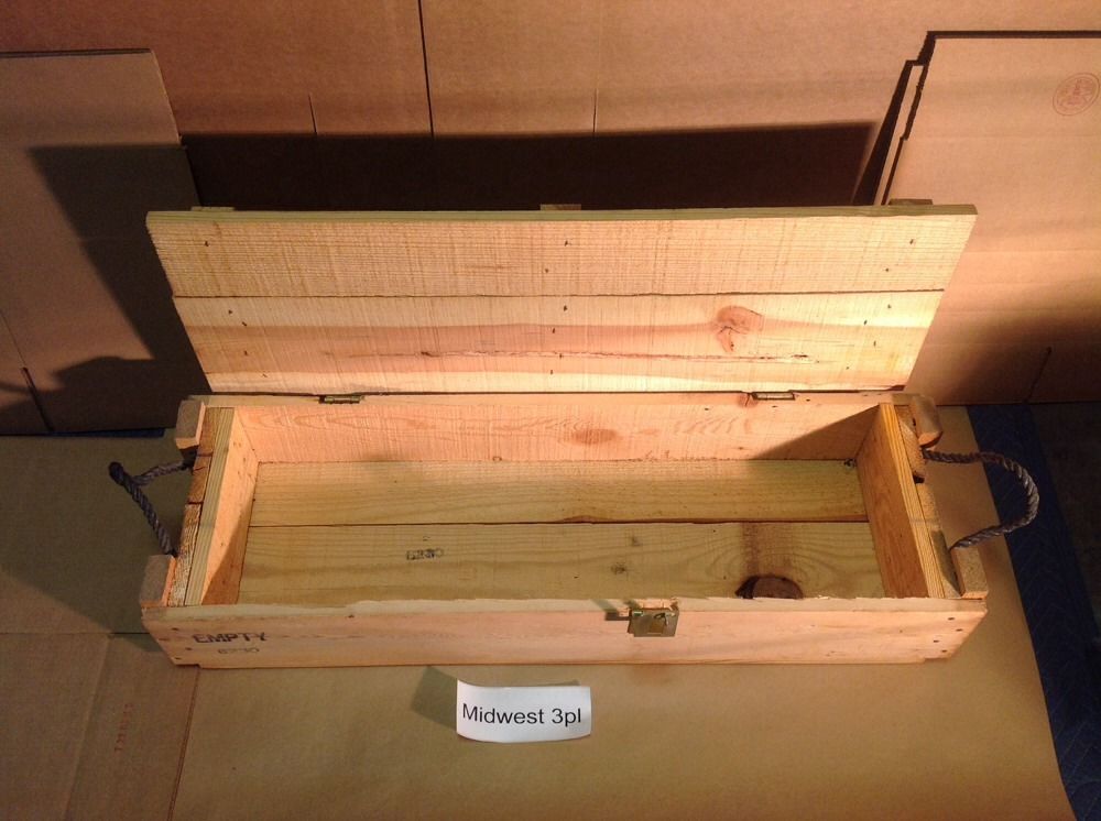 wood storage box