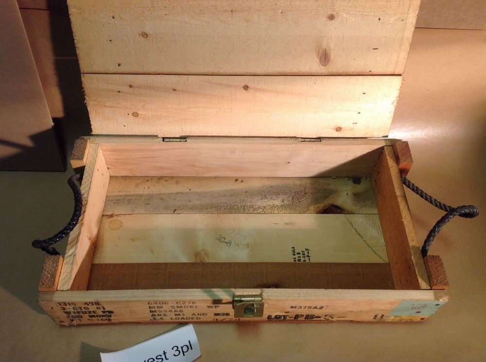 wood storage box