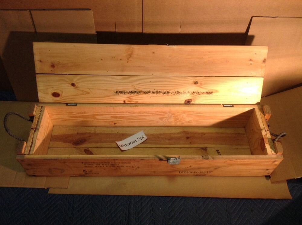 wood storage box